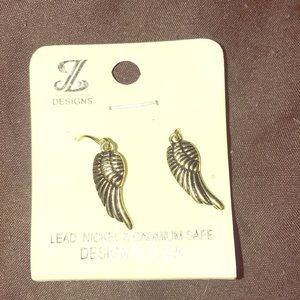 Angel wing earrings